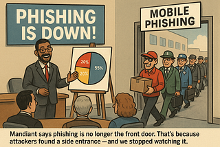 Mandiant (Google) Got It Wrong Again — Phishing Hasn’t Declined, They Just Stopped Looking in the…