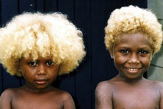 Dark Skin, Blond Hair: The Unique Genetics of The Solomon Islanders