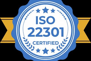 What is ISO 22301 certification?