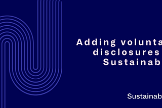 Adding Voluntary Disclosures