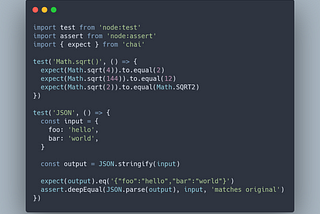 I tested the Node.js test runner, so you don’t have to.