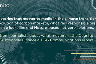 Media Coverage of Climate Finance and ESG Surging 50% Annually