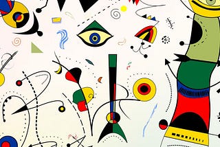 Picture of Joan Miró on the header