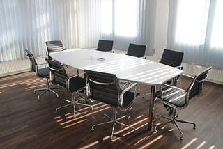 Law firm conference table