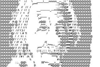 ASCII art — dead or alive?