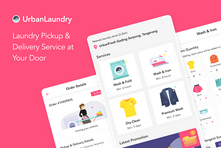 Laundry App Design — Why do it yourself if we can do it for you?