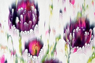 Creating Stunning Flower Designs With Fluid Acrylics And Bubble Wrap — Easy Beginners Tutorial!