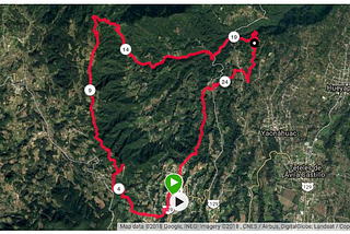 25 km UltraTrail Cerro Rojo, corriendo con potencia