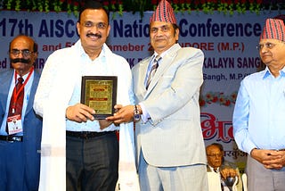 Praveen Kakkar Honored at 17th All India Senior Citizens’ Confederation Event