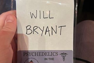 I attended a Psychedelics Conference