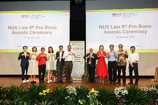 Ex-tempore Remarks at the NUS Law Pro Bono Awards Ceremony 2025 (12 February 2025)