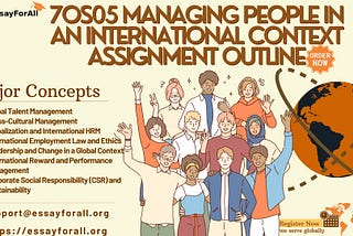 7OS05 Managing People in an International Context Assignment Outline