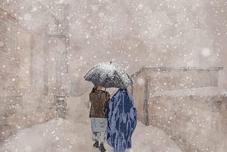 First Snowfall || couple story