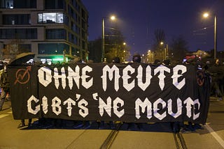 Demo against the eviction of Meuterei