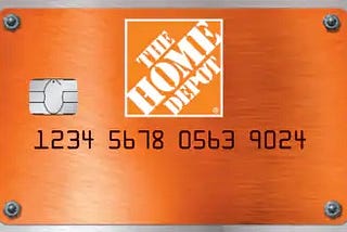 How to pay for a Home Depot credit card