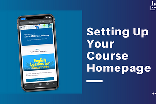 Setting Up Your Courses Homepage