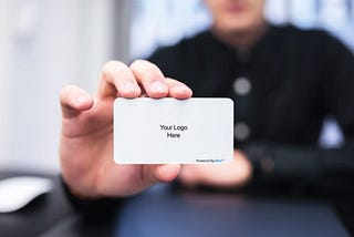 CUSTOM BLUE SMART CARD