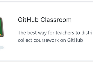 Setting up GitHub Classroom
