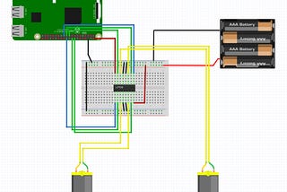 Spinning DC motors with Node + React