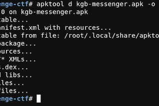 Android CTF — KGB Messenger