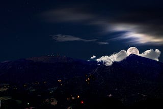 Hunting the moon on Volcan Baru