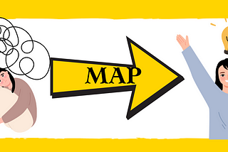 A woman feeling troubled by her mental spirals magically transforms to feeling inspired through MAP
