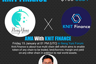 KNIT Finance AMA Recap With Neng Yuni Forum