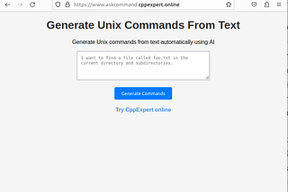 Generate Unix Commands From Text