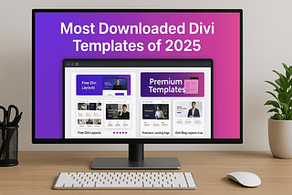 Most Downloaded Divi Templates of the Year (2025 Edition)