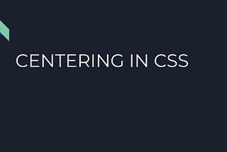 How the keep the things in the center in CSS