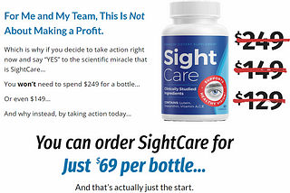 Sight Care Reviews: Is Sightcare A Hoax Or Work Perfectly?