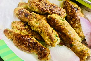 Pan Fried seekh Kabab
