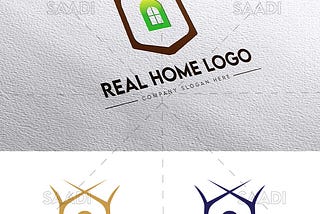 Real Estate Logo Design | Home Logo Design Wooden Creative House Window Logo