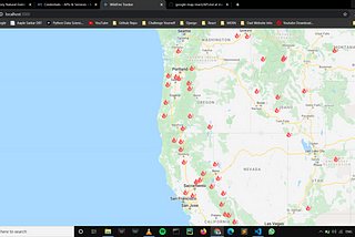Wildfire Tracker — ReactJS Application