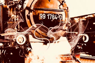 Front of a train