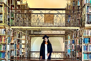 Picture I got during my graduation at Cornell in my favourite library.