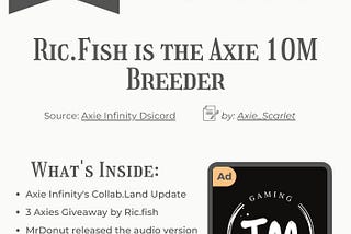 UTC Sunday December 5, 2021 | The Lunacian Daily-Axie Infinity News