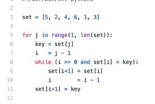 Insertion algorithm for dummies