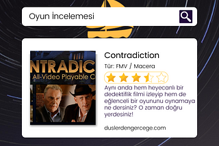 Contradiction Oyun İncelemesi: Çelişkilerle Dolu Bir Dedektiflik Macerası!