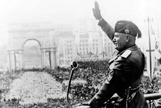 What made Benito Mussolini think differently…