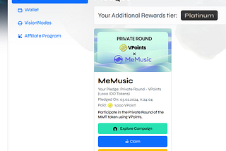 MeMusic Listing : How to claim your tokens!