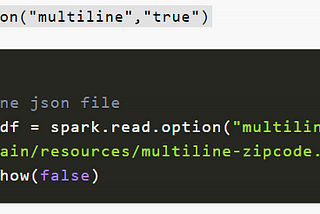 Working with JSON ( JSONL)& multiline JSON in Apache Spark