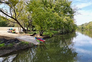 Large landing opened on Cedar River
