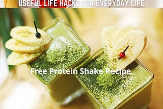 Free homemade protein shake recipe weight loss