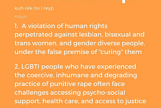 Corrective Rape