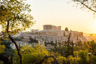 Acropoli di Atene, Grecia.