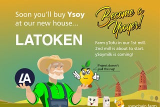 YSOY NOW LISTED ON LATOKEN