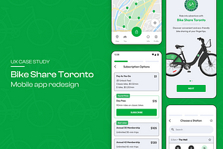 Cover image for UX case study of bike sharing app