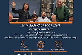 info session for OpenHub’s Data Analytics bootcamp