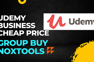 Unlimited Udemy Business Account Cheap Price at 2$ NoxTools